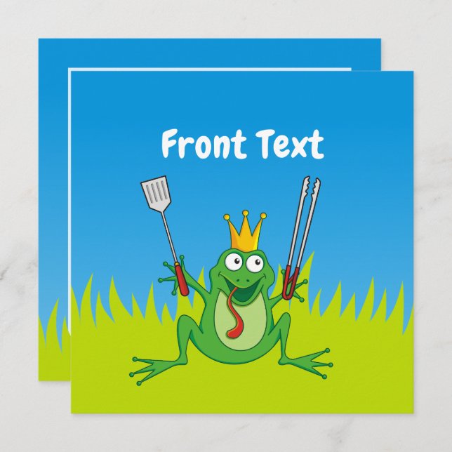 Invitación BBQ Prince (Anverso / Reverso)