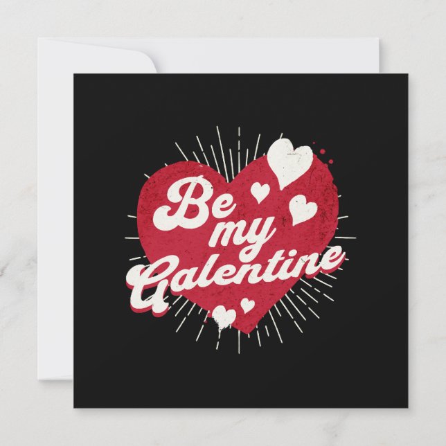 Invitación Be my Galentine (Reverso)