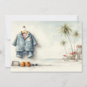 Invitación Beach Baby Bash - Fiesta del primer cumpleaños