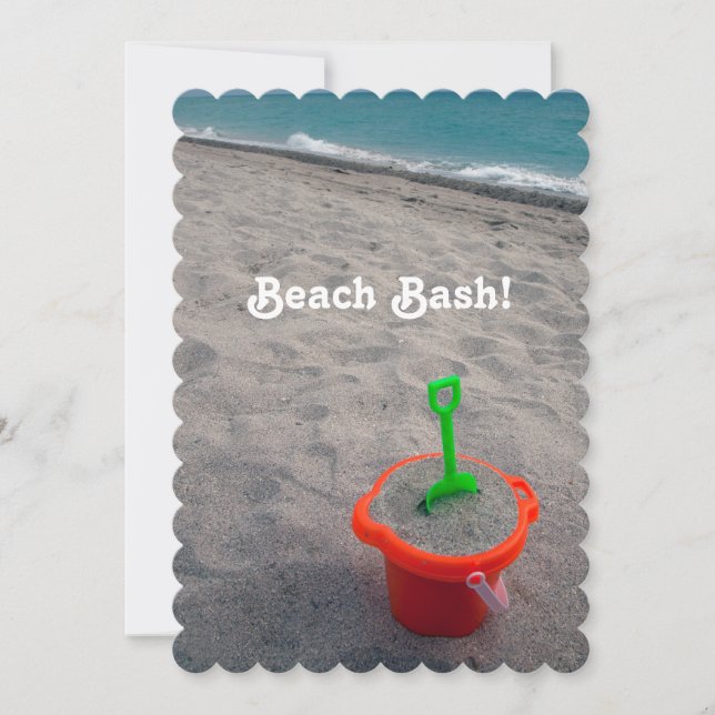 Invitación Beach Bash (Anverso)