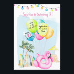 Invitación Beach Birthday Invitation, Beach Invitation<br><div class="desc">Customize this Beach Birthday Invitation with your own information.</div>