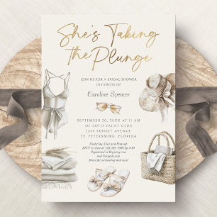 Invitación Beach Coast Tropical Bachelorette Weekend