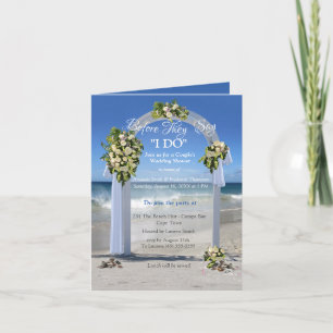 Invitación Beach Couple Shower