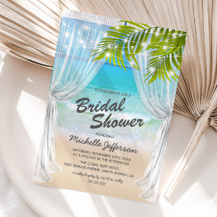 Invitación Beach Destination Bridal Shower