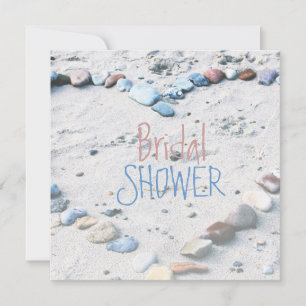 Invitación Beach Heart Boda Bridal Shower
