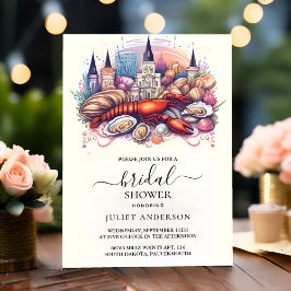 Invitación Beach Ocean Summer New Orleans Bridal Shower