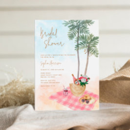 Invitación Beach Picnic Bridal Shower