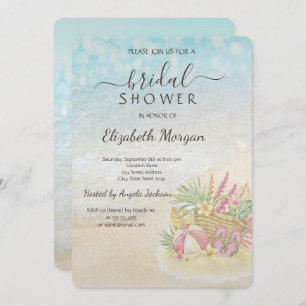 Invitación Beach Relax Bridal Shower