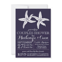 Beach Starfish Parejas Boda Bridal Shower