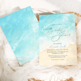 Invitación Beach Summer Ocean Bridal Shower