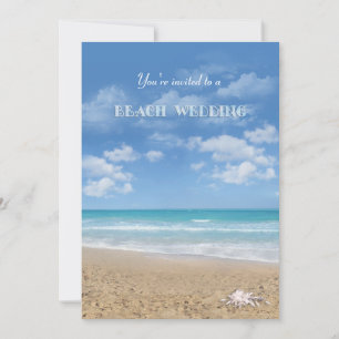 Invitación Beach Wedding