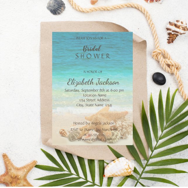 Invitación Beach Wedding Bridal Shower (Subido por el creador)