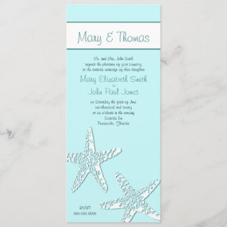 Invitación BeachClassy - Verde azulado