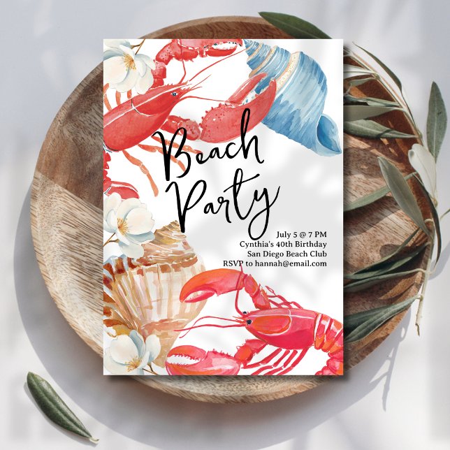 Invitación Beachside Party (Subido por el creador)