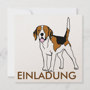 Invitación Beagle EINLADUNG