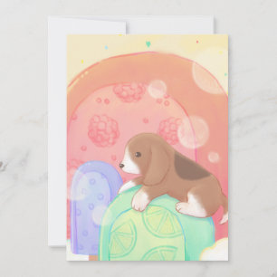 Invitación Beagle & Popsicles