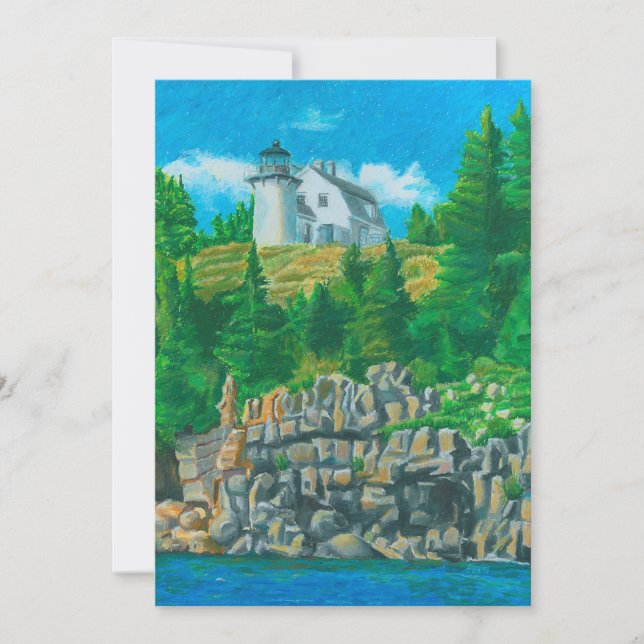 Invitación Bear Island Light Painting (Anverso)