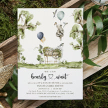 Bearly Wait Heart Sip & See Boy Baby Shower
