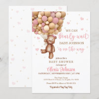Bearly Wait Hot Air Balloon Baby Shower (Chica)