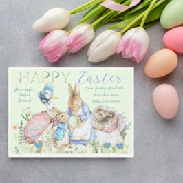 Invitación Beatrix Potter Peter the Rabbit Easter Brunch