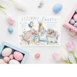 Invitación Beatrix Potter Peter the Rabbit Easter Brunch