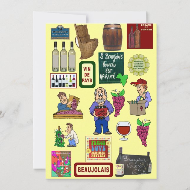 Invitación Beaujolais Nouveau (Anverso)