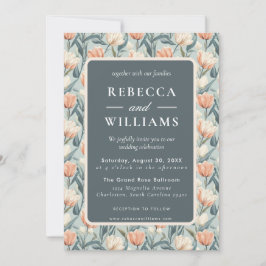 Invitación Beautiful Minimal Tulip Flower Spring Wedding