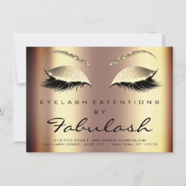 Invitación Beauty Lashes Extensión Después de la Instrucción