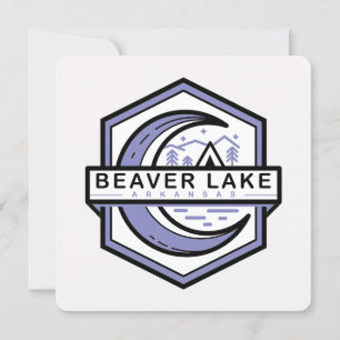 Invitación BEAVER LAKE Arkansas moon hexa