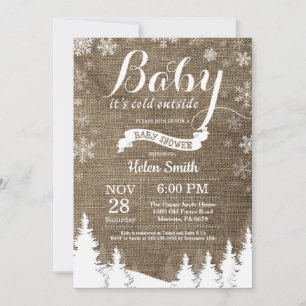 Invitación Beba su frío fuera del Baby Shower de la selva de