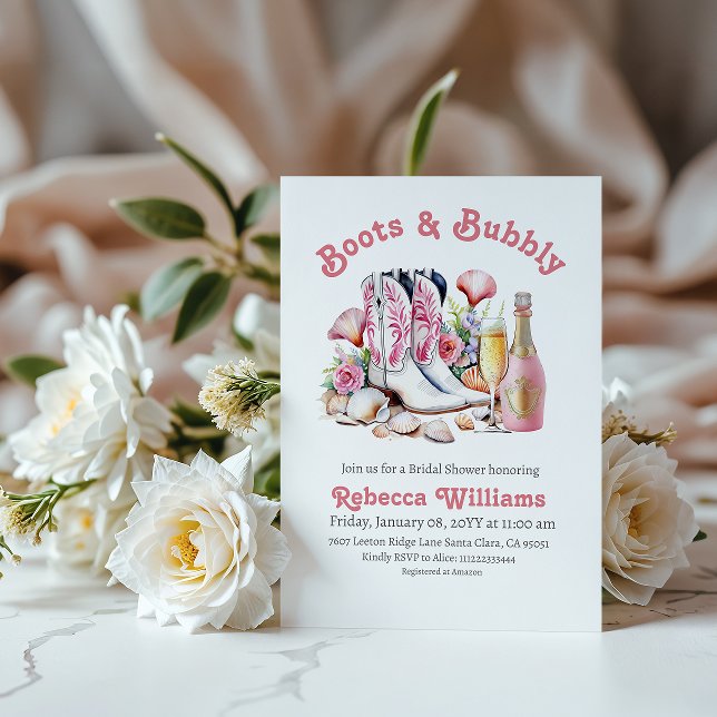 Invitación Beba y cabaña de gallina de vaca rosa ducha de nov (Subido por el creador)