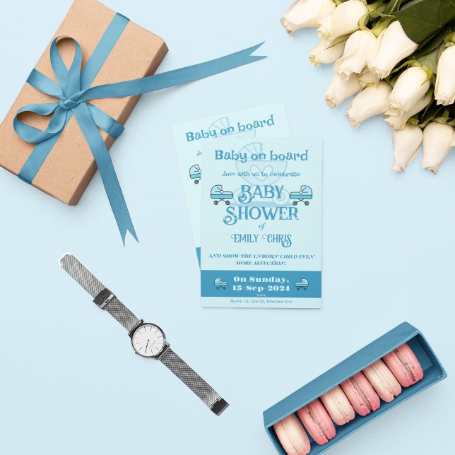 Invitación Bebé a bordo (Subido por el creador)