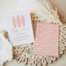 Bebé a bordo Chica de Surfboard Rosa Baby Shower