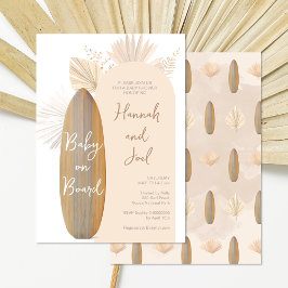 Invitación Bebé a bordo de Baby Shower