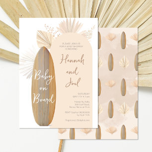 Invitación Bebé a bordo de Baby Shower