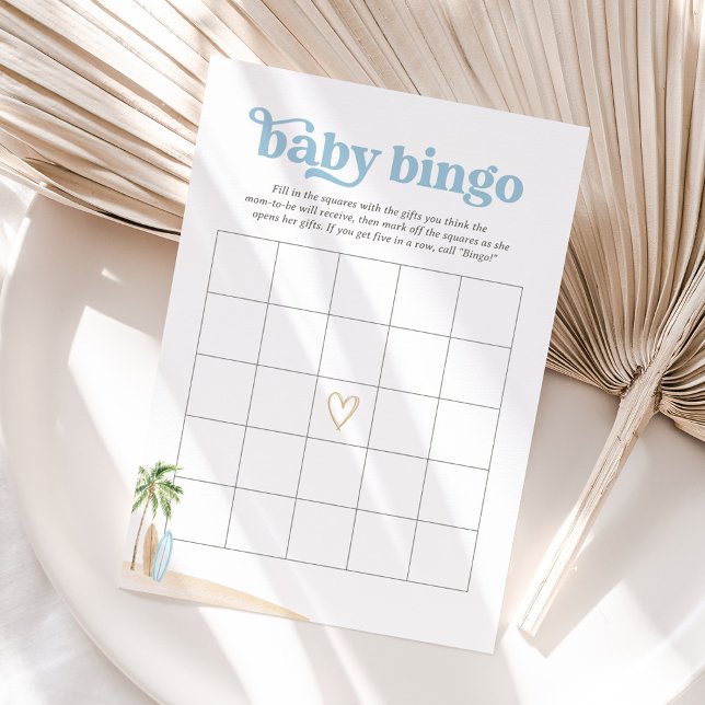 Invitación Bebé a bordo de un Baby Shower Bingo (Subido por el creador)