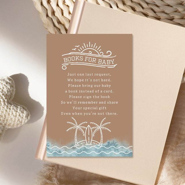 Invitación Bebé a bordo Solicitud de libro Baby Shower neutra (Subido por el creador)