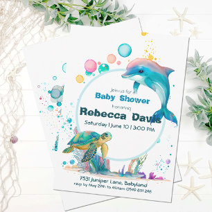 Invitación Bebé bajo el agua