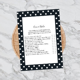Invitación Bebé blanco negro se inclina ante el juego de Baby