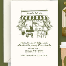 Invitación Bebe Cafe | baby está en preparación | BAB temátic