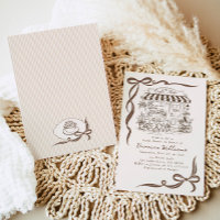 Bebe Café Tema Parisino Bow Café Baby Shower