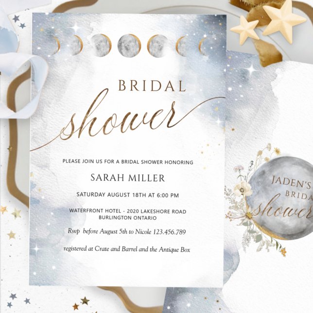 Invitación Bebé Celestial Elegante / Bridal / Ducha Pareja (Subido por el creador)