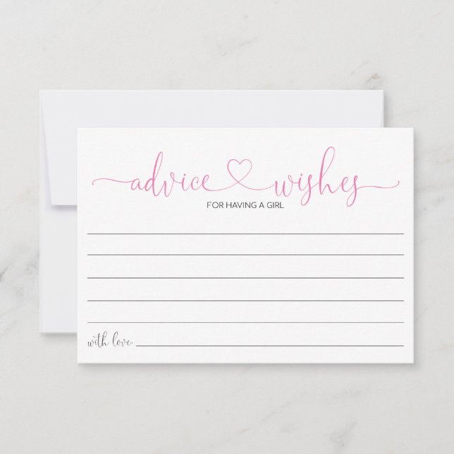 Invitación Bebé Chica Consejera (Anverso)