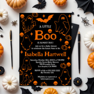 Invitación Bebé con leche en camino - Baby Shower de Hallowee