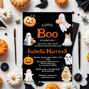 Invitación Bebé con leche en camino - Baby Shower de Hallowee