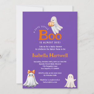 Invitación Bebé con leche en camino - Baby Shower de Hallowee