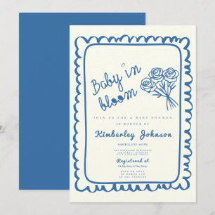 Invitación Bebé Coquette en el Baby Shower derramado por la s