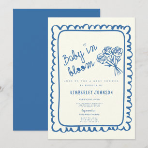 Invitación Bebé Coquette en el Baby Shower derramado por la s