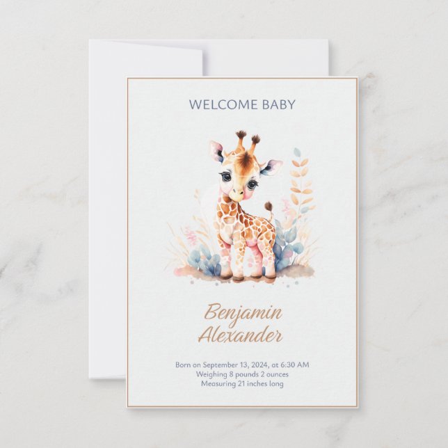 Invitación Bebé de bienvenida - Celebrar la llegada (Anverso)
