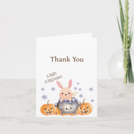 Invitación Bebé de caldero de Halloween está preparando ducha